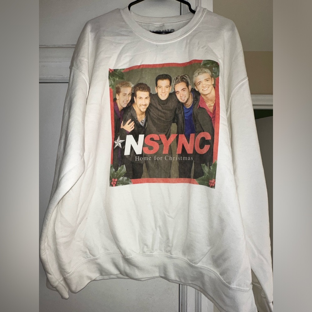 *NSYNC holiday sweatshirt. Like brand new, size XL.